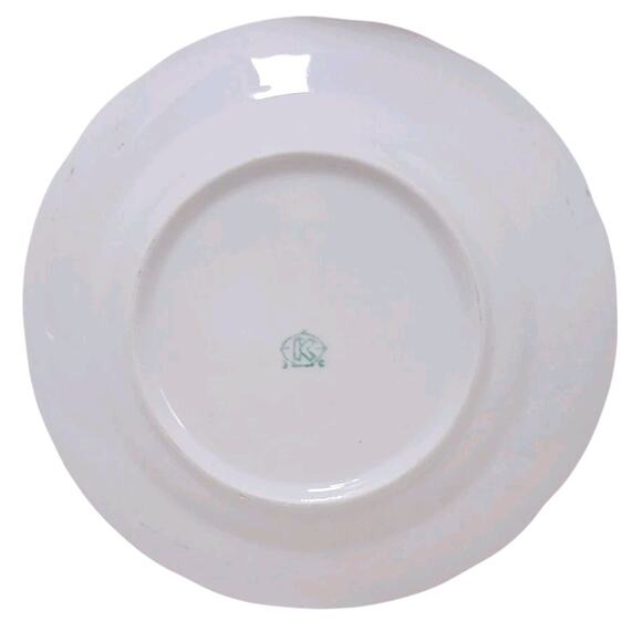 1950s K Japanese Saucer Desert Cake Plate China Handpainted Bridal Cottagecore - Picture 10 of 15